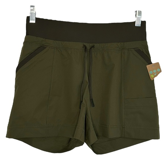 Title Nine Ultralight Olive Green Hike Shorts Women’s Size Small Outdoor Casual - Picture 10 of 10